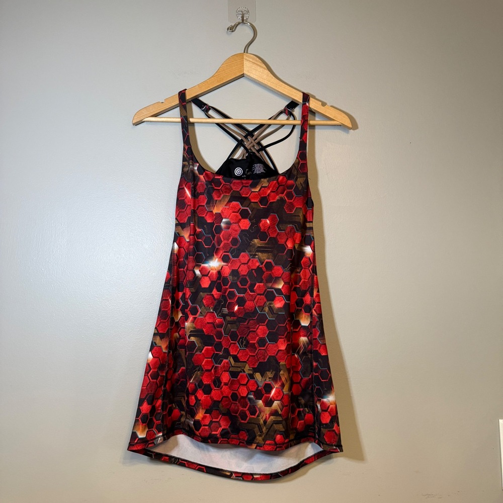 Her Universe Captain Marvel Captain America Iron Man Strapy Tank Top Dress Small